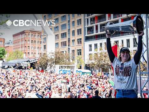 Montreal Victoire celebrate historic Walter Cup win with fans thumbnail