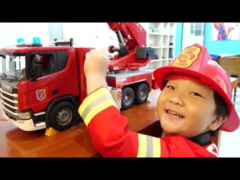Yejun's Fire Truck BRUDER Car Toy Play for Kids thumbnail