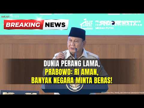 Dampak Perang, Prabowo Ungkap Banyak Negara Minta Beras dan Pupuk dari Indonesia | Breaking News thumbnail
