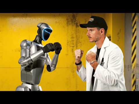 What Happens if you Abuse a Robot? (I hit him with my truck) thumbnail
