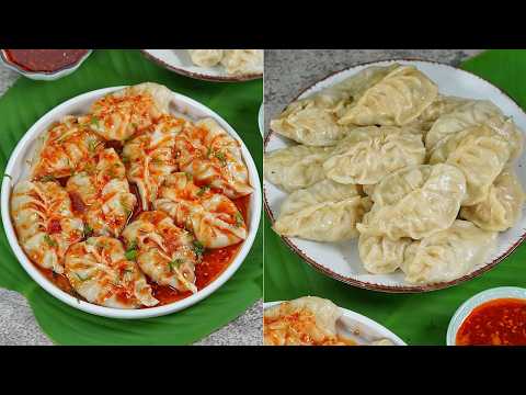 ১০ মিনিটে চিকেন মোমো A to Z রেসিপি | How to Make Soft,Juicy & Spicy Chicken Dumplings/Dim Sum Recipe thumbnail