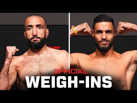 Muhammad vs Bonfim Weigh-Ins | UFC Vegas 118 thumbnail