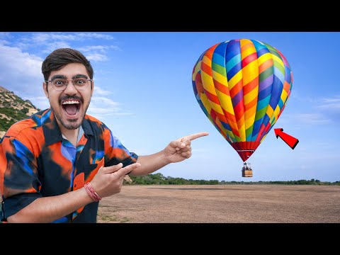 We Fly In Super Big Hot Air Balloon- क्या ये हमें हवा में उड़ा पाएगा? thumbnail