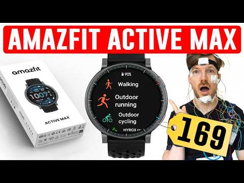 NEW Amazfit Active Max - BEST Smartwatch Under 200$!? (Scientific Review) thumbnail