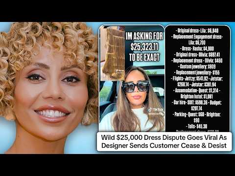 $25,000 Dress Dispute Takes Wild Turn As Designer Sends Customer Cease & Desist thumbnail
