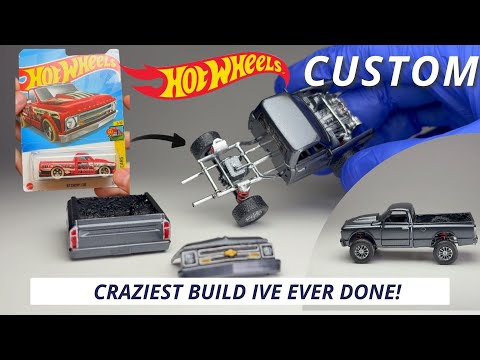 My CRAZIEST Hot Wheels Custom Yet: 1967 Chevy C10 thumbnail