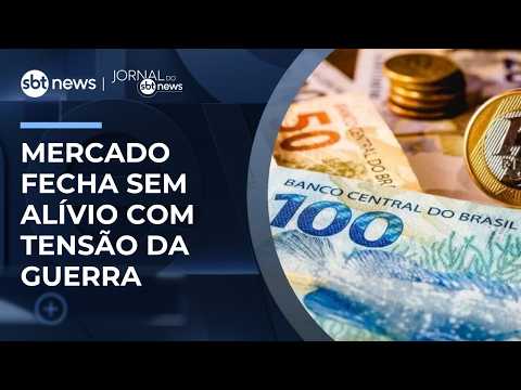 Mercado financeiro fecha em cautela com tensão global | #JornaldoSBTNews thumbnail