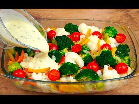 A friend from Spain taught me how to cook delicious broccoli and cauliflower! Vegetable casserole thumbnail