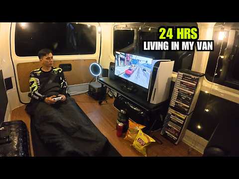 Living a Day in My Van | PS5 Gaming & Snacks | God's Greenery Campsite thumbnail