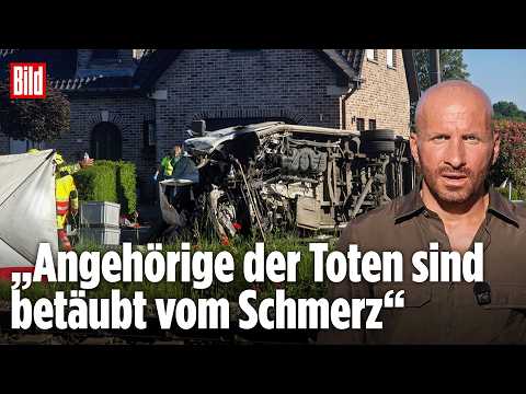 TRAGÖDIE IN BELGIEN: Zug schleudert Schulbus wie Spielzeug durch die Luft thumbnail