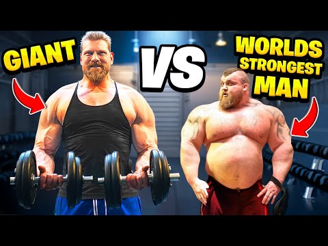 Worlds Strongest Man VS GIANT | Who's Stronger?  Ft. Oliviers Richters thumbnail
