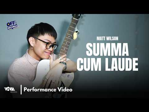 Summa Cum Laude - Matt Wilson | OFF THE RECORD (Official Acoustic Performance) thumbnail