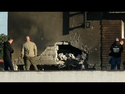 NATO condemns Russia after drone strikes Romanian apartment building thumbnail
