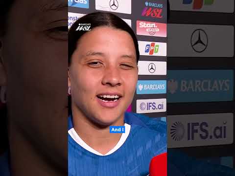 Sam Kerr signs off at Chelsea as the match winner and player of the match ? #BarclaysWSL #Chelsea thumbnail