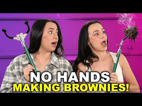 Making Brownies but Nobody Gets to Use their Hands - Merrell Twins thumbnail