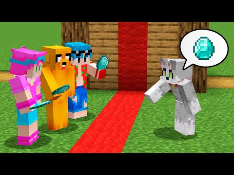 ¡DIVIDÍ la ALDEA por la MITAD en Minecraft! 🚨😂 thumbnail