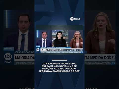 Fakhouri: Houve uma queda de 40% no volume de menções ao caso Vorcaro após nova classificação do PCC thumbnail