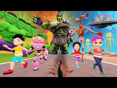 The King of Hulk Monster Part 2 | Hulk Wala Cartoon | Pagal beta | Desi Comedy Video |Cs Bisht Vines thumbnail