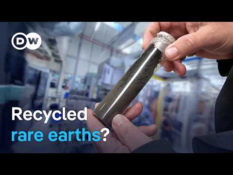 Can rare-earth elements be recovered through recycling? | DW News thumbnail