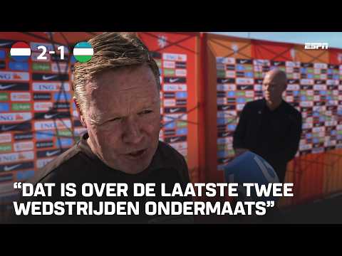 Ronald KOEMAN baalt van GEBREK AAN GOALS en laat NIKS LOS over BLESSURE VERBRUGGEN ❌ | Interview thumbnail