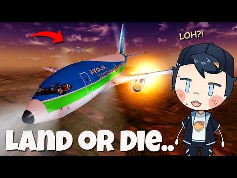 SURVIVAL PESAWAT!! Jadi Pilot Dadakan & Pramugara Meresahkan 🔥🗿🔥 | Land or Die Indonesia thumbnail