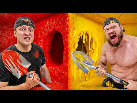 100 Layers of Ketchup vs 100 Layers of Mustard thumbnail