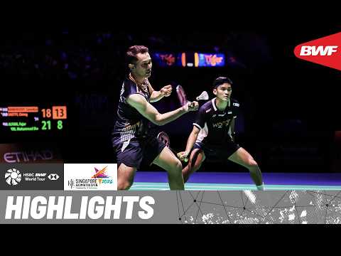 Rankireddy/Shetty vs Alfian/Fikri | Electric flat play and aerial assaults thumbnail
