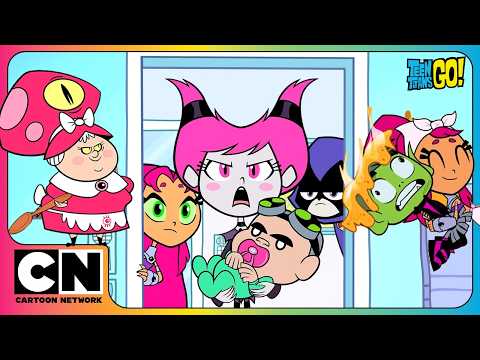 Teen Titans Go! | Who Is the BEST MOM Ever? 💐 Mother’s Day Special ft Mother Mae-Eye 🥧🍪 thumbnail