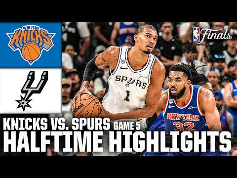 NBA Finals Game 5 HALFTIME HIGHLIGHTS: New York Knicks vs. San Antonio Spurs | NBA on ESPN thumbnail