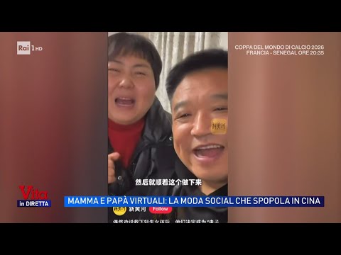 Mamma e papà virtuali: la moda social che spopola in Cina - Vita in diretta 16/06/2026 thumbnail