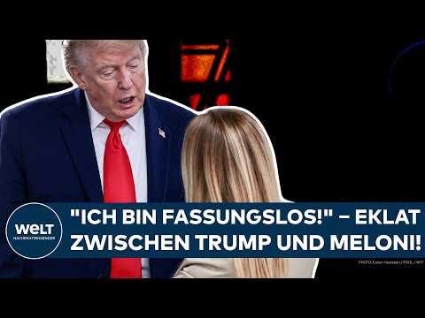 NACH G7-GIPFEL: "Ich bin fassungslos!" – Eklat zwischen Giorgia Meloni und US-Präsident Donald Trump thumbnail