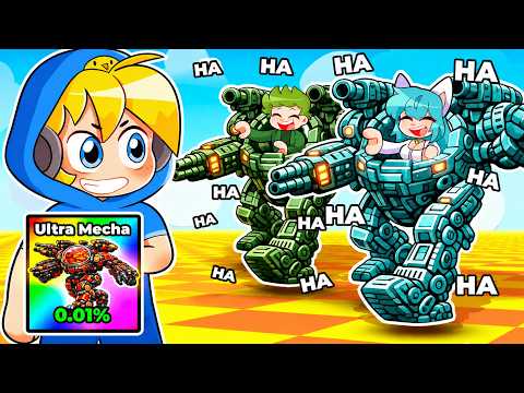 Mi Fingo NOOB, ma poi uso il ROBOT DELL'INFINITO Su ROBLOX! thumbnail
