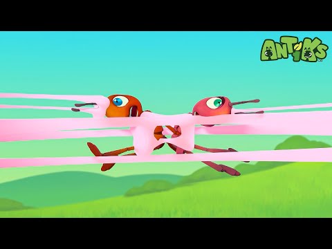 Stuck In Gum! | Antiks | हिंदी कार्टून | Oddbods Hindi thumbnail