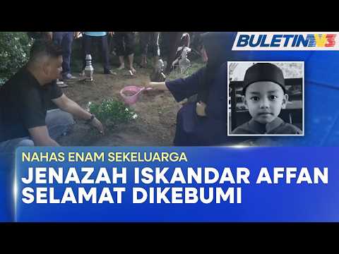 NAHAS ENAM SEKELUARGA | Jenazah Iskandar Affan Selamat Dikebumi thumbnail