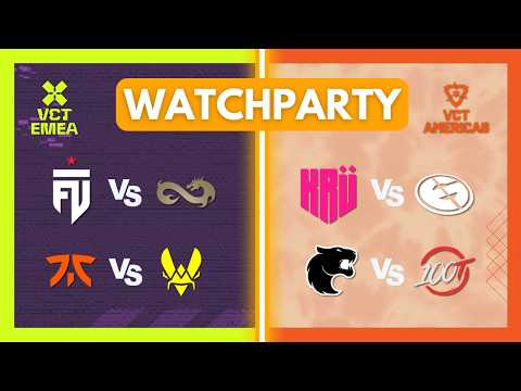 KRU vs EG & FUR vs 100T | VCT Americas Stage 1 Groups #VCTWatchParty | !patreon !merch thumbnail