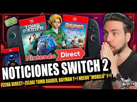 🔥NOTICIONES Nintendo Switch 2! FECHA NINTENDO DIRECT + ZELDA OCARINA! "Nuevo Modelo" y MÁS JUEGAZOS! thumbnail