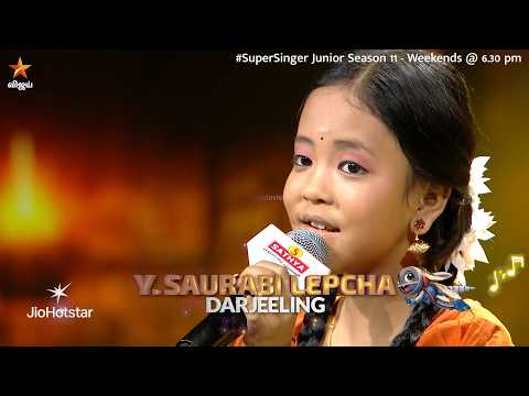 Azhagu Song by #SaurabhiLepcha 😍 | Super Singer Junior 11 | Episode Promo thumbnail