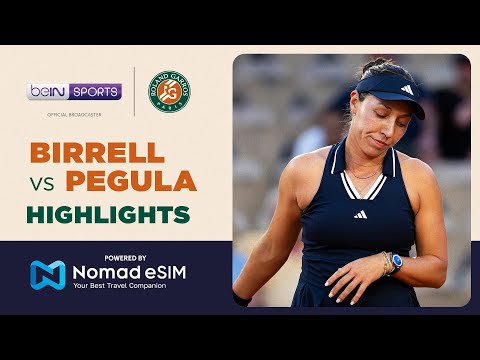 Kimberly Birrell vs Jessica Pegula | Roland-Garros 2026 | Match Highlights thumbnail