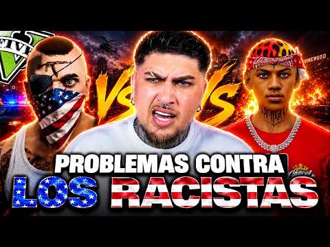 ¡VAMOS CON TODO A POR LOS RACISTAS! ¡DÍA DE MUCHO CONFLICTO! 🤬🔥| GTA RP thumbnail