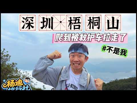 杨迪爬山遇到现实版“寂静岭”！深圳梧桐山爬到一半居然有人被拉去医院？#杨迪 #vlog #综艺 #搞笑 thumbnail