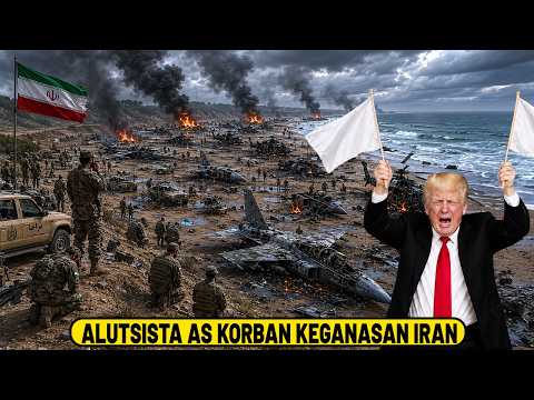 AKHIRNYA TRUMP MENYERAH!? 39 Pesawat Tempur Canggih AS Dilumpuhkan di Perang Iran thumbnail