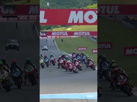 What a DRAMATIC opening lap in the Superpole Race! ?? | 2026 #CzechWorldSBK ?? thumbnail