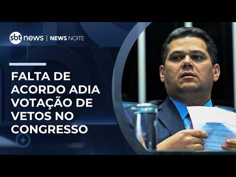 Alcolumbre cancela sessão para votação de vetos presidenciais | #NewsNoite thumbnail