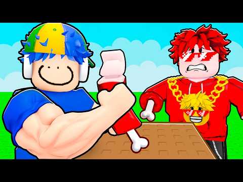 Gané +1.000.000 de FUERZA MAXIMA en 1 HORA en Roblox thumbnail