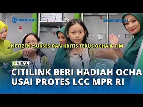 Viral! Citilink Beri Hadiah untuk Ocha Usai Protes Juri MPR-RI thumbnail