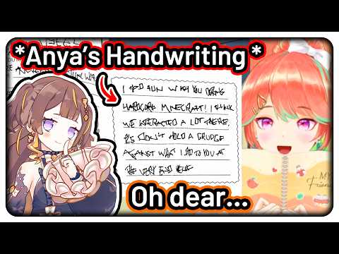 Anya's Handwriting Is So Chaotic That Kiara Has to Decode It by Context【Hololive EN】 thumbnail