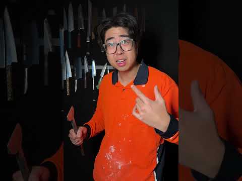 Jackhammer on meat, sharpness test! #fyp #knife #satisfying #knifesharpening #kitchenhacks thumbnail