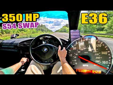 BMW M3 E36 EVO with S54 ENGINE is the BEST BMW EVER on the AUTOBAHN!? thumbnail