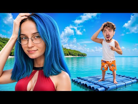 НАКОНЕЦ-ТО МЫ С НЕЙ ВСТРЕТИЛИСЬ НА ПЛОТУ В МАЙНКРАФТ! thumbnail
