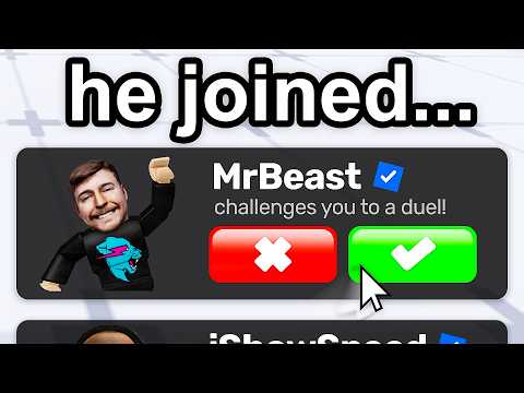 I Invited 100 Celebrities to Play Roblox Rivals! thumbnail